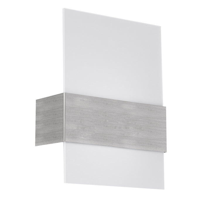 Eglo USA 86995A One Light Wall Sconce, Matte Nickel