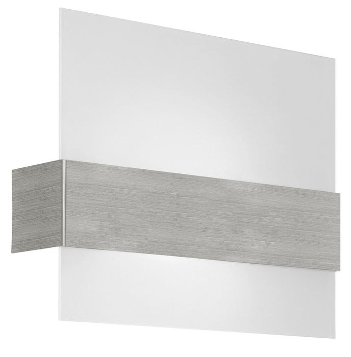 Eglo USA 86997A One Light Wall Sconce, Matte Nickel
