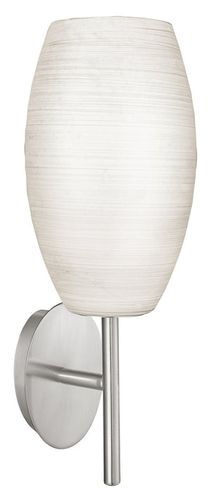 Eglo USA 88956A One Light Wall Sconce, Matte Nickel