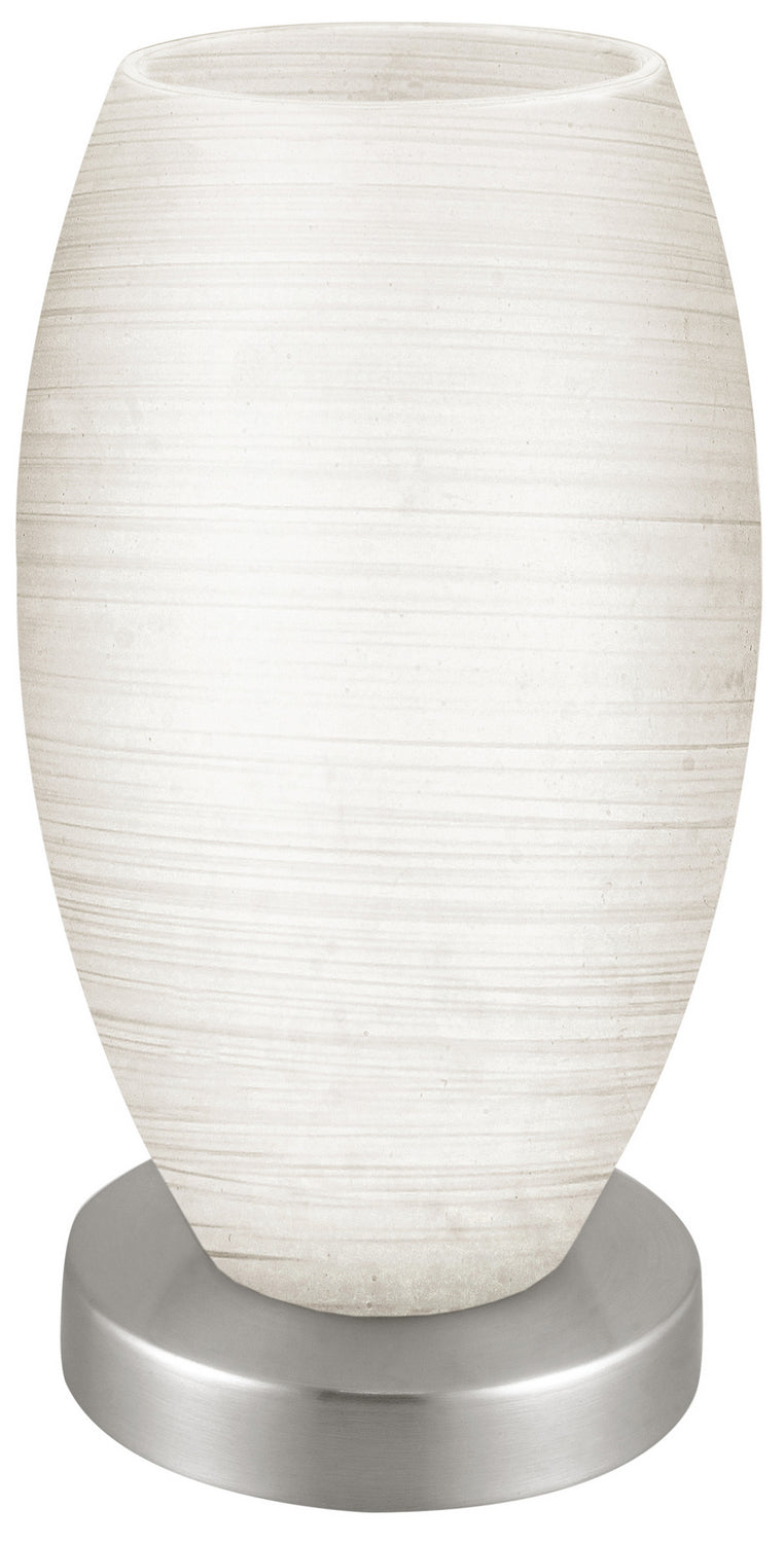 Eglo USA 88957A One Light Table Lamp, Matte Nickel