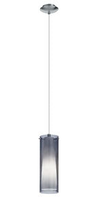 Eglo USA 90304A One Light Pendant, Matte Nickel