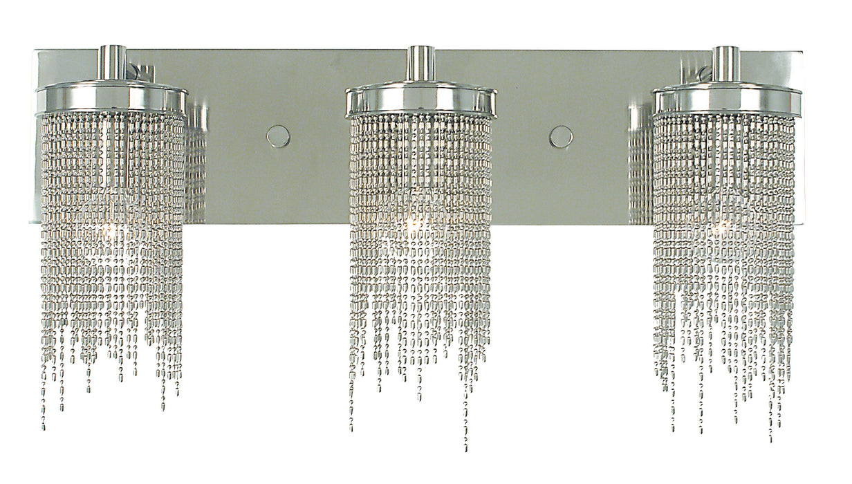 Framburg 2293 PS Three Light Wall Sconce, Polished Silver