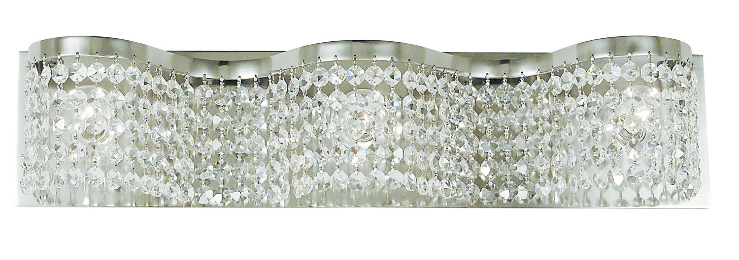Framburg 2343 PS Three Light Wall Sconce, Polished Silver