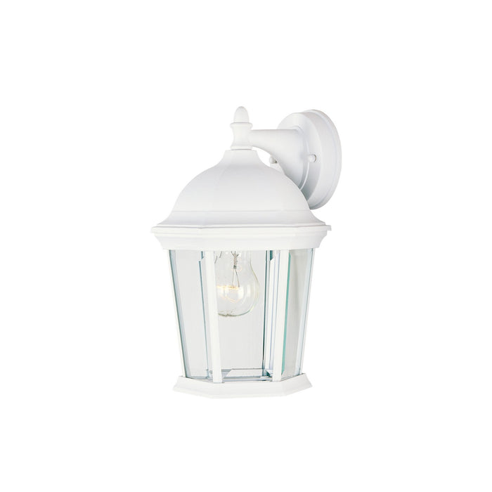 Maxim 1024WT One Light Outdoor Wall Lantern, White
