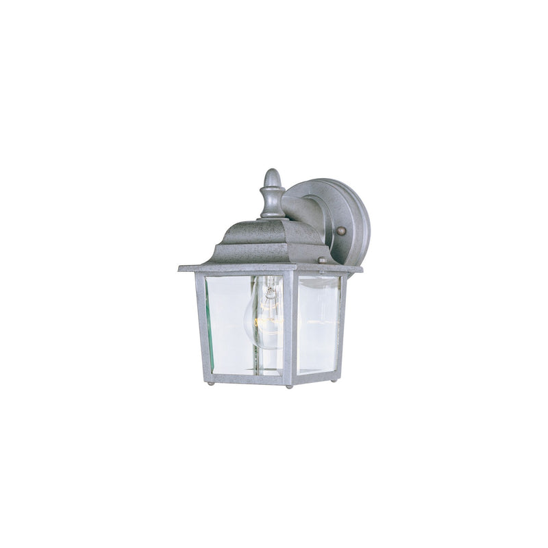 Maxim 1025PE One Light Outdoor Wall Lantern, Pewter