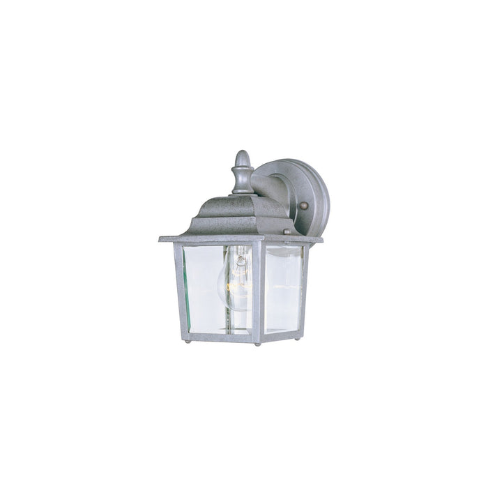 Maxim 1025PE One Light Outdoor Wall Lantern, Pewter