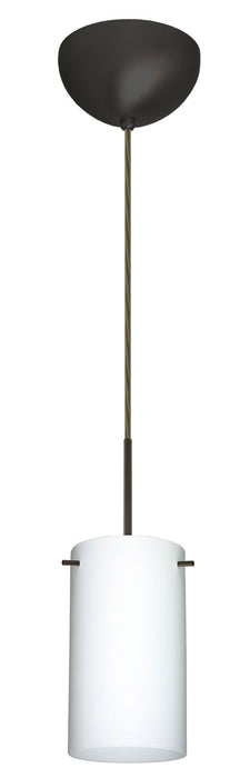 Besa 1BC-440407-BR One Light Pendant, Bronze