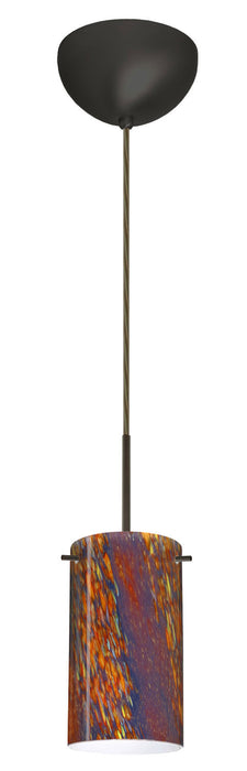Besa 1BC-4404CE-BR One Light Pendant, Bronze