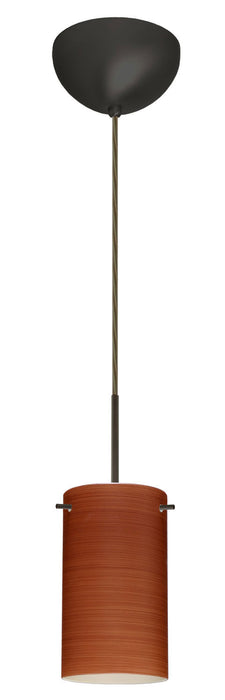 Besa 1BC-4404CH-BR One Light Pendant, Bronze