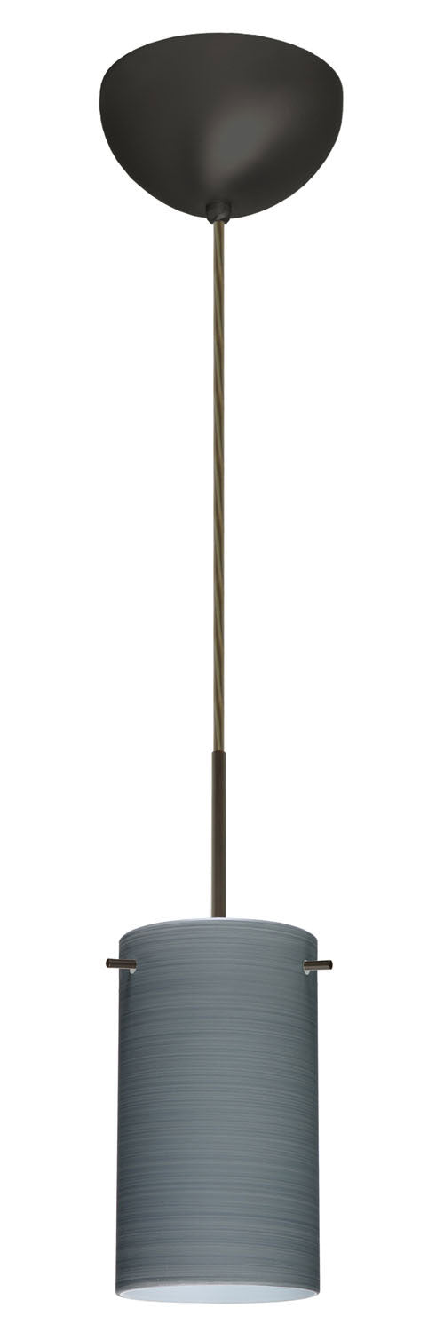 Besa 1BC-4404TN-BR One Light Pendant, Bronze
