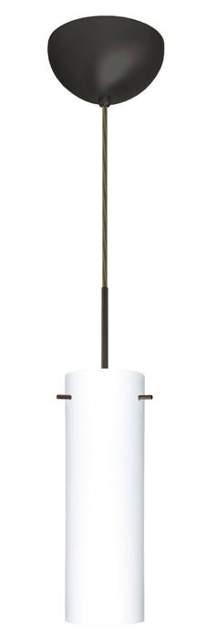 Besa 1BC-493007-BR One Light Pendant, Bronze