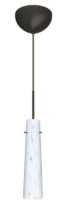 Besa 1BC-567419-BR One Light Pendant, Bronze