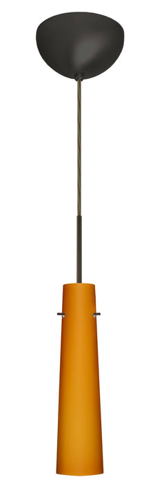 Besa 1BC-567480-BR One Light Pendant, Bronze