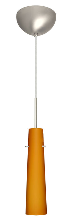 Besa 1BC-567480-SN One Light Pendant, Satin Nickel