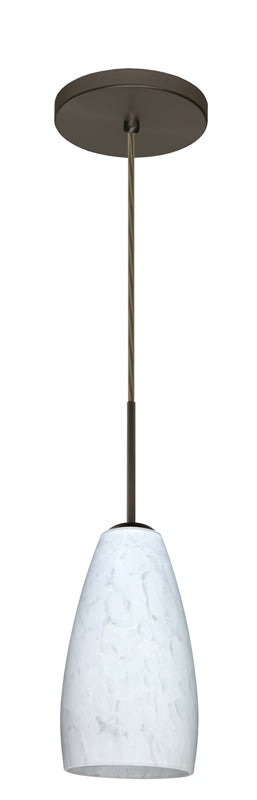Besa 1BT-150919-BR One Light Pendant, Bronze