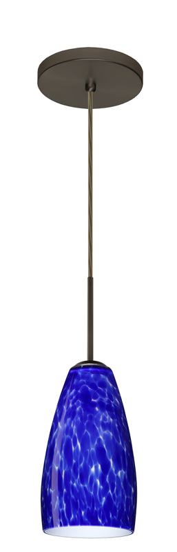 Besa 1BT-150986-BR One Light Pendant, Bronze