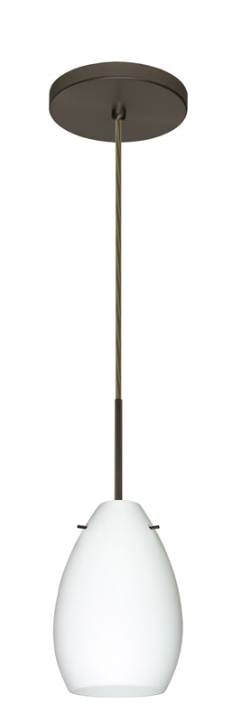 Besa 1BT-171307-BR One Light Pendant, Bronze