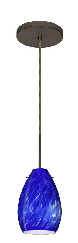 Besa 1BT-171386-BR One Light Pendant, Bronze
