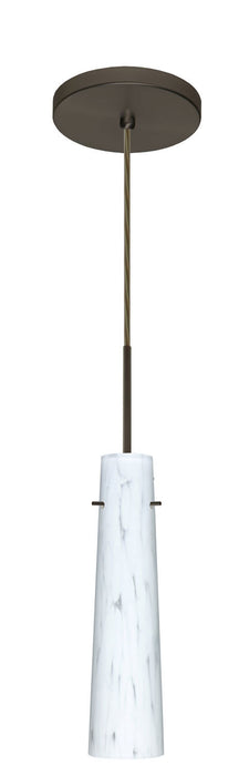Besa 1BT-567419-BR One Light Pendant, Bronze