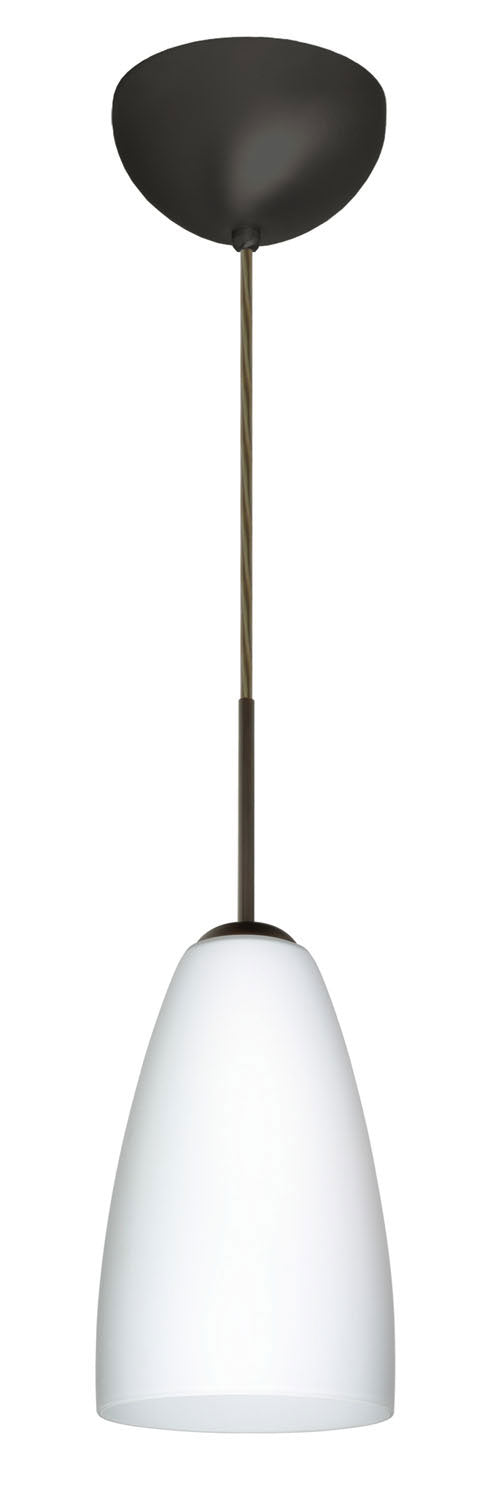 Besa 1JC-151107-BR One Light Pendant, Bronze