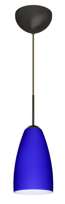Besa 1JC-1511CM-BR One Light Pendant, Bronze