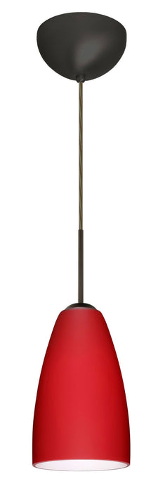 Besa 1JC-1511RM-BR One Light Pendant, Bronze