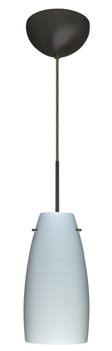 Besa 1JC-1512KR-BR One Light Pendant, Bronze