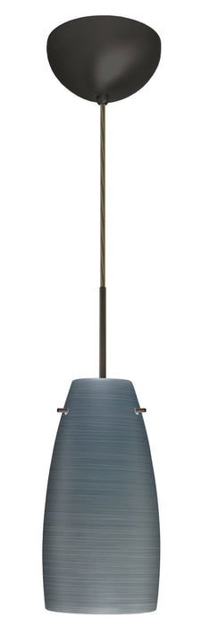 Besa 1JC-1512TN-BR One Light Pendant, Bronze