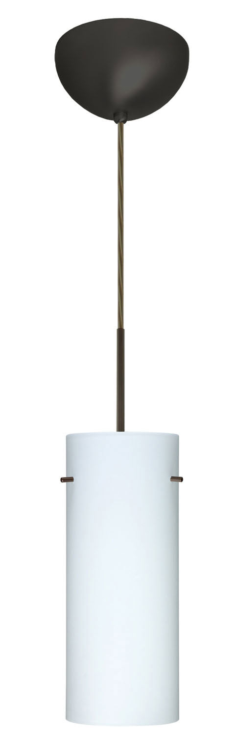 Besa 1JC-412307-BR One Light Pendant, Bronze