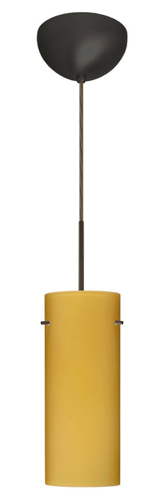 Besa 1JC-4123VM-BR One Light Pendant, Bronze