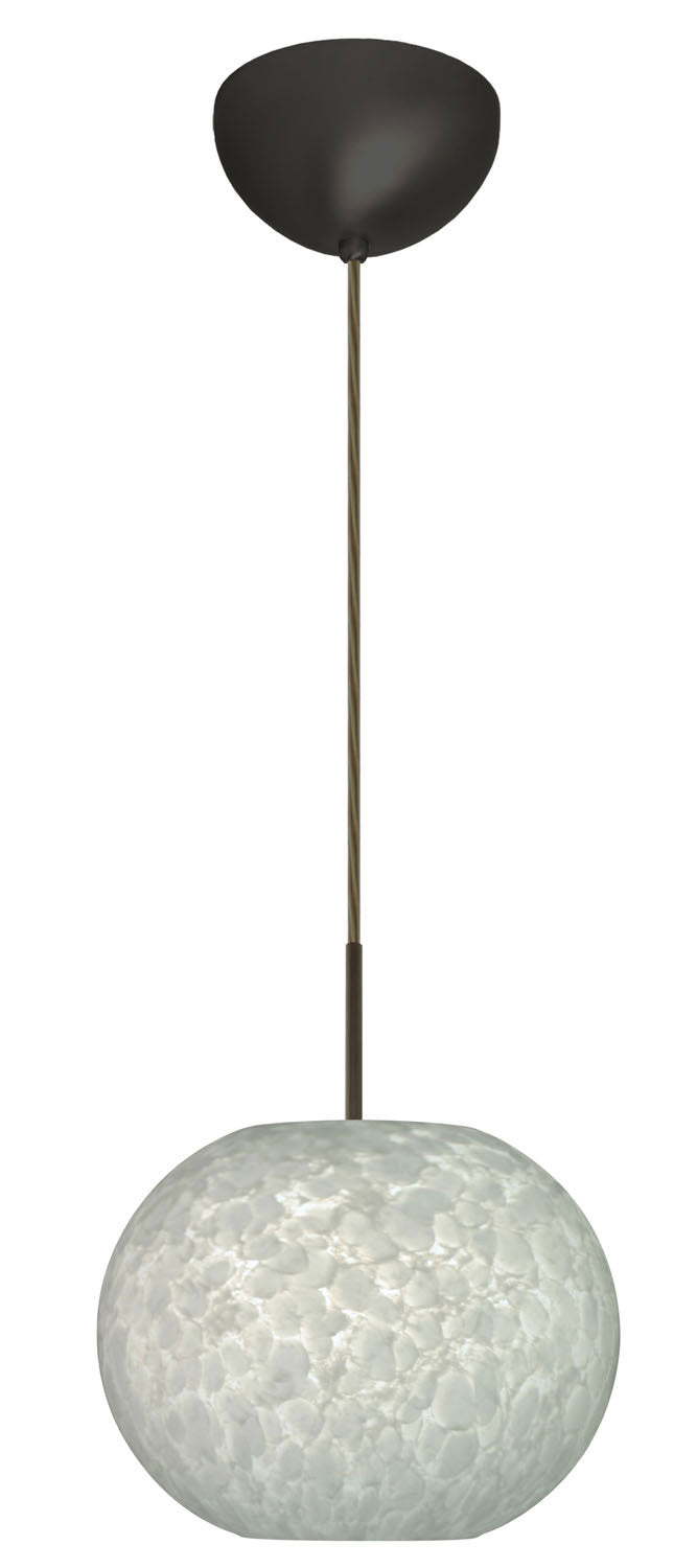 Besa 1JC-477619-BR One Light Pendant, Bronze
