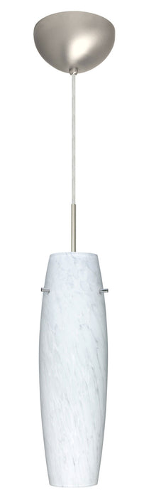 Besa 1JC-489719-SN One Light Pendant, Satin Nickel