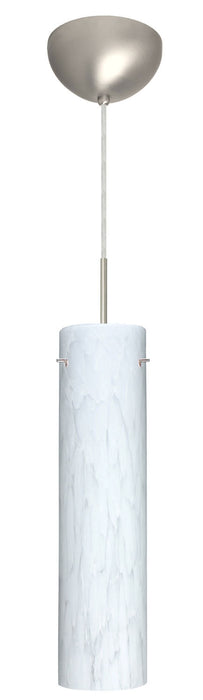 Besa 1JC-722419-SN One Light Pendant, Satin Nickel