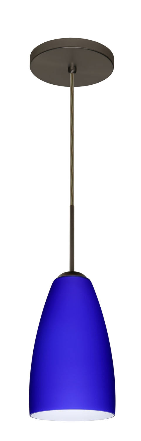 Besa 1JT-1511CM-BR One Light Pendant, Bronze
