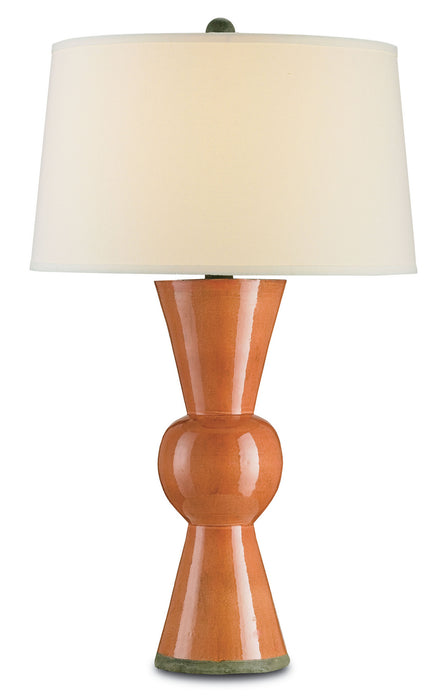 Currey and Company 6351 One Light Table Lamp, Orange