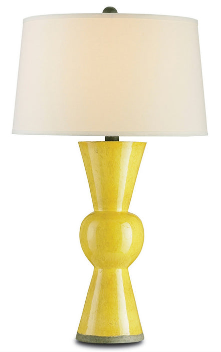 Currey and Company 6382 One Light Table Lamp, Yellow
