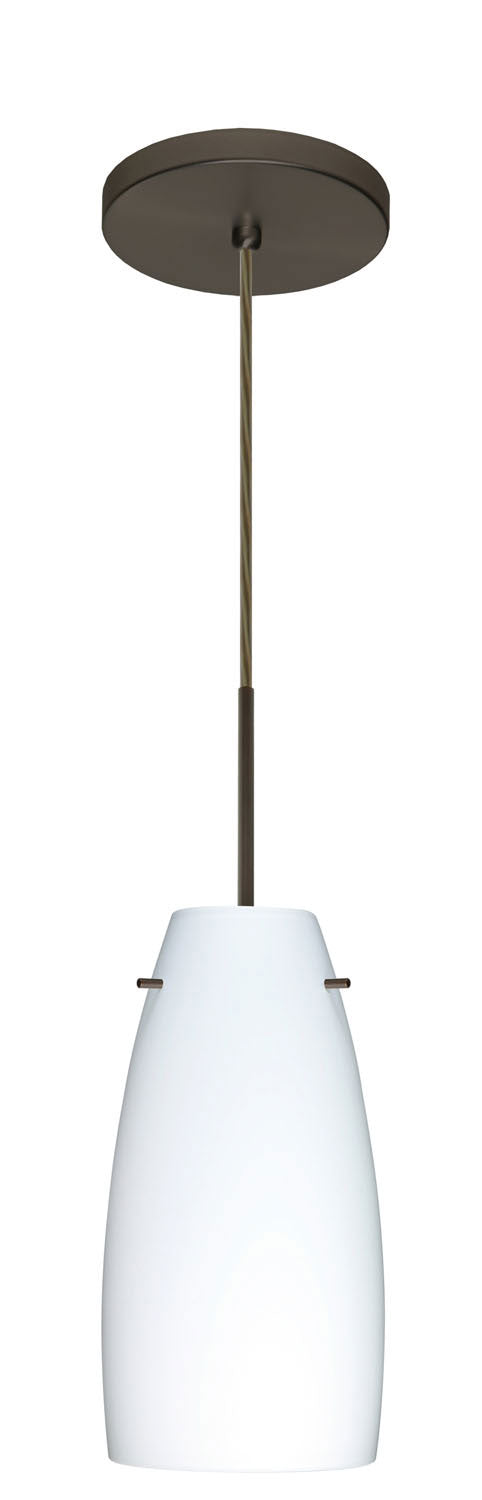 Besa 1JT-151207-BR One Light Pendant, Bronze