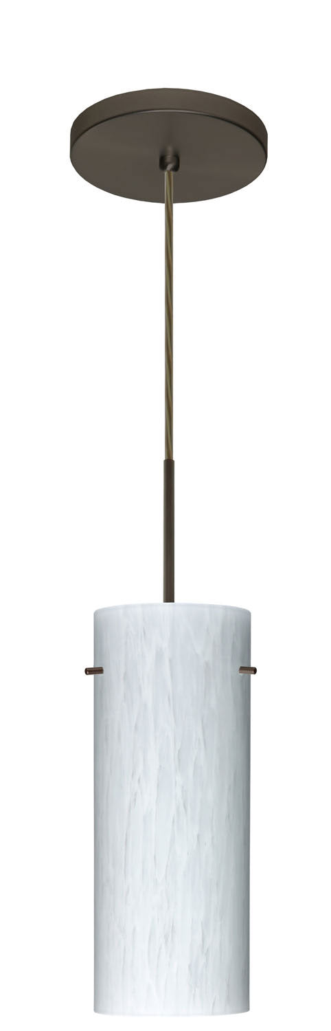 Besa 1JT-412319-BR One Light Pendant, Bronze