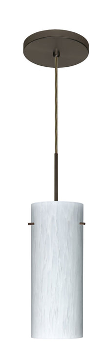 Besa 1JT-412319-BR One Light Pendant, Bronze