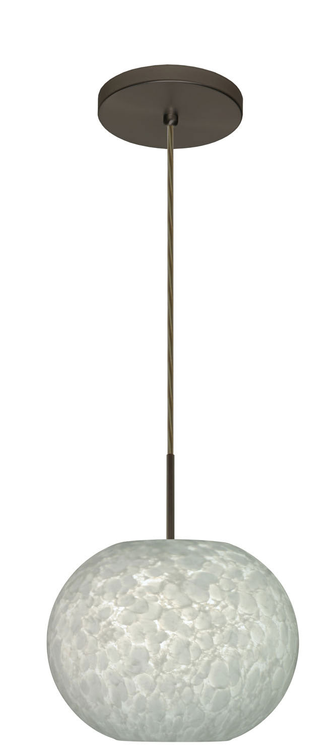 Besa 1JT-477619-BR One Light Pendant, Bronze