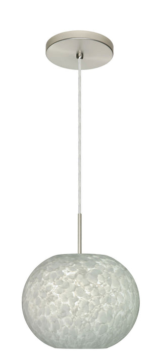 Besa 1JT-477619-SN One Light Pendant, Satin Nickel