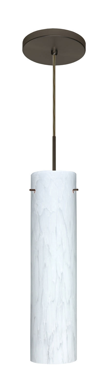 Besa 1JT-722419-BR One Light Pendant, Bronze