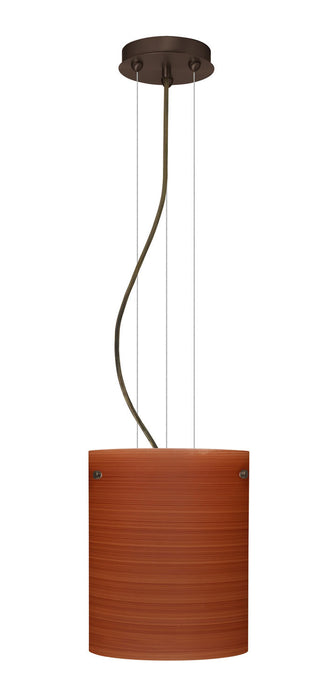 Besa 1KG-4006CH-BR One Light Pendant, Bronze