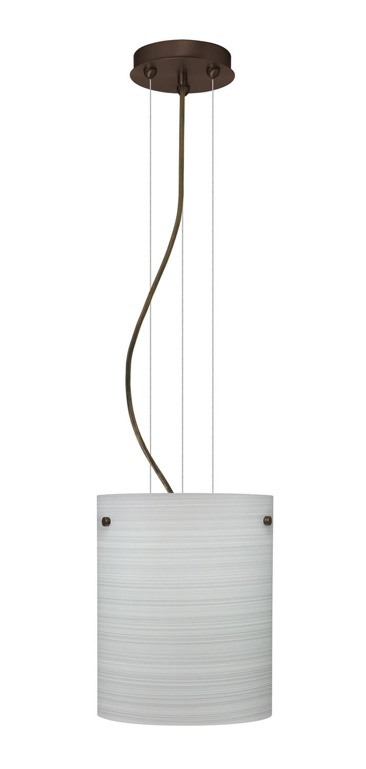 Besa 1KG-4006KR-BR One Light Pendant, Bronze