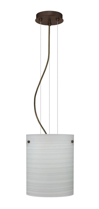 Besa 1KG-4006KR-BR One Light Pendant, Bronze