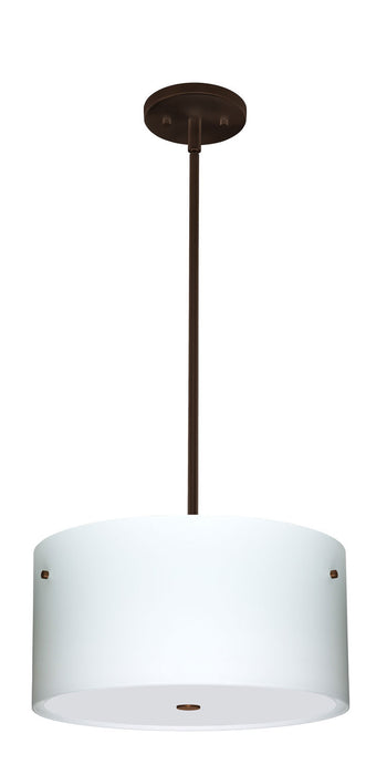Besa 1KT-400807-BR Three Light Pendant, Bronze