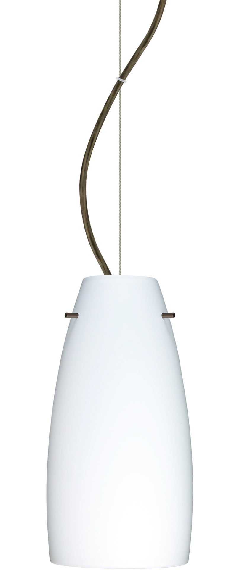 Besa 1KX-151207-BR One Light Pendant, Bronze