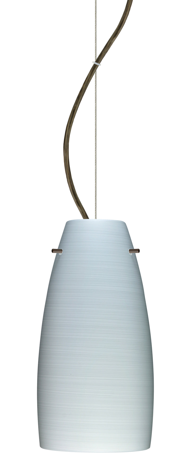 Besa 1KX-1512KR-BR One Light Pendant, Bronze