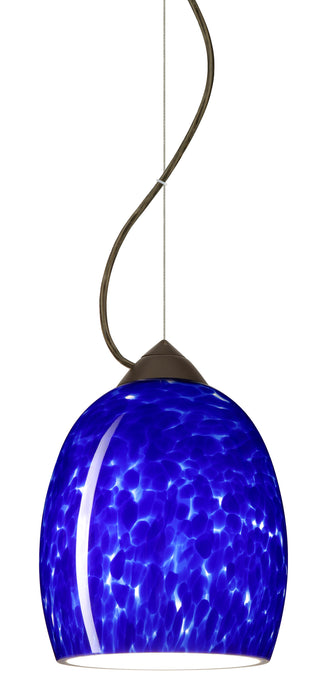 Besa 1KX-169786-BR One Light Pendant, Bronze