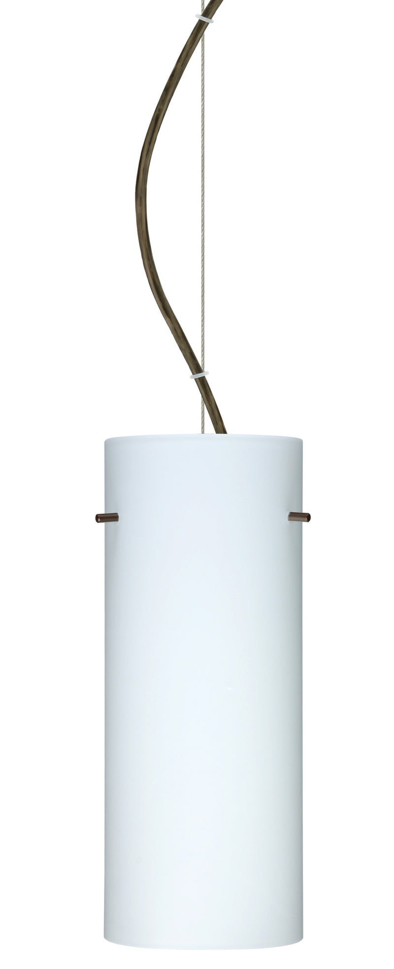 Besa 1KX-412307-BR One Light Pendant, Bronze